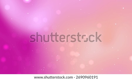 Pink gradient background with bokeh and small spots