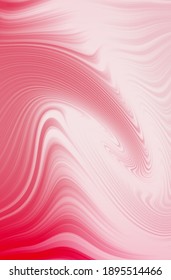 Pink gradient background. Wavy shaded lines.