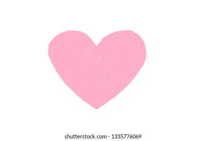 Romantic Watercolor Design Elements Pink Hearts Stock Vector (Royalty ...