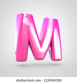 Ultra Violet Color Letter M Uppercase Stock Illustration 771971566