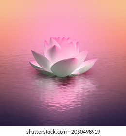 6,654 Lotus flower 3d Images, Stock Photos & Vectors | Shutterstock