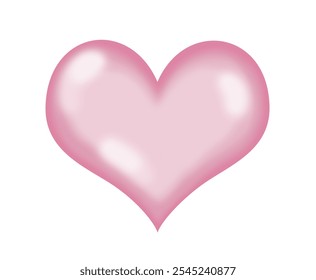 Corazón amor rosa 