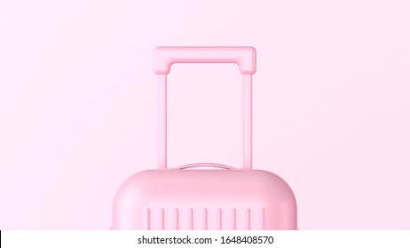 pink cabin size suitcase