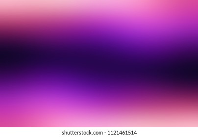 Pink, magenta, purple, black ombre pattern. Dark luxury empty background. Blurred texture. Seduction abstract defocused illustration.