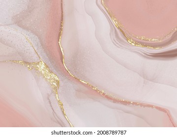 Pink Marble Rose Gold Background.