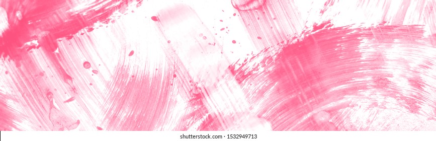 Pink Oil Brush Stroke. Nail Polish Stroke. Hand Drawn Paint Stroke. Coral Oil Painting. Lip Gloss Mark. Lipstick Smudge. Dirty Art Wallpaper. Grunge Ink Splash.