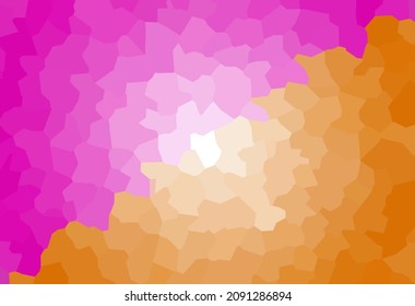 Pink Orange Pixelated Abstract Geometric Background 4K Wallpaper, Abstract Background, Gradient Wallpaper.