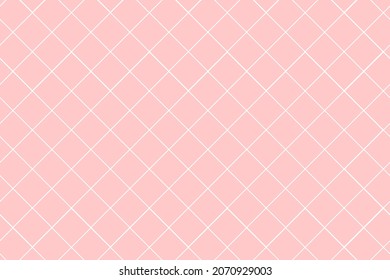 Pink Pastel Background, Grid Pattern, Cute Minimal Design