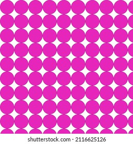 Pink polka dot design on a white background—suitable for wallpaper, fabrics used in ladies' garments such as frocks, Kurtis, gowns, shirts, ceramic pots, gift paper, etc.