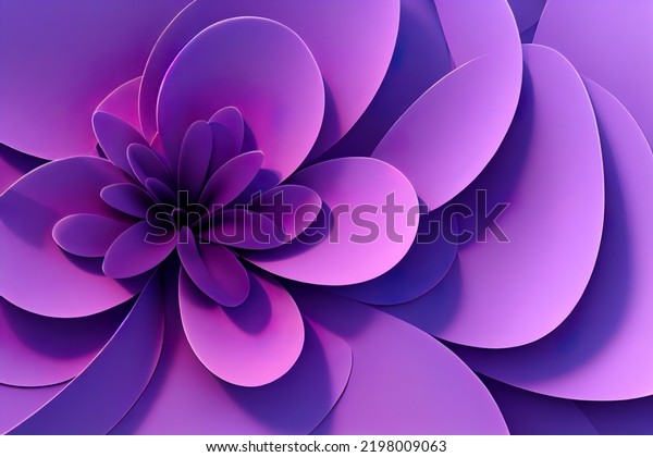 pink and purple floral abstract background, pink and purple petals, colorful wallpaper, 3d render, 3d illustration