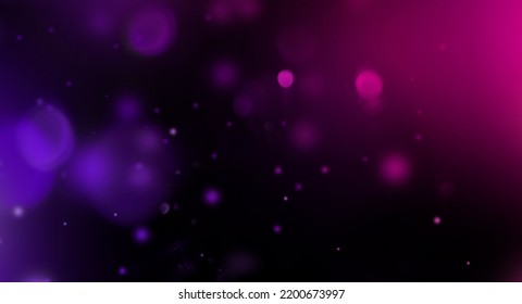 Pink And Purple Lens Flare Particles. Abstract Background. Christmas Wallpaper