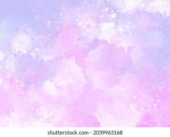 Pink purple pastel art painting background