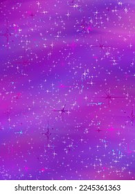 Pink   purple starry background