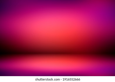 Pink room 3d Blurred abstract background