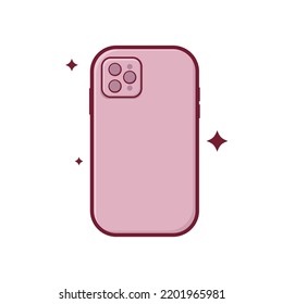 Pink Rose Gold Phone Icon