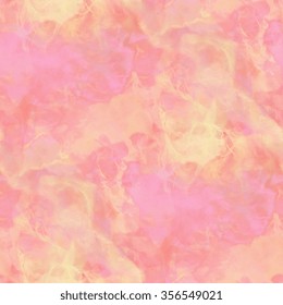 Pink And Salmon Silk Waves Texture - Abstract Seamless Background