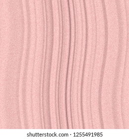 Pink Sand Background. Seamless Texture Of Sand Waves.