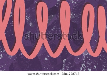 Pink Scribble Handdrawn Abstract Background