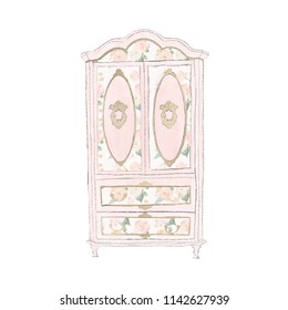 Pink Dresser Stock Illustrations Images Vectors Shutterstock