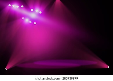 Pink Stage Background Stock Illustration 283939979 | Shutterstock