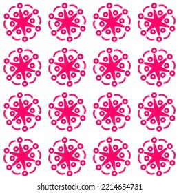 Pink Star Pattern, Pink Star Background, Pink Star Wallpaper.