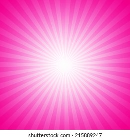 Pink Starburst Effect Background