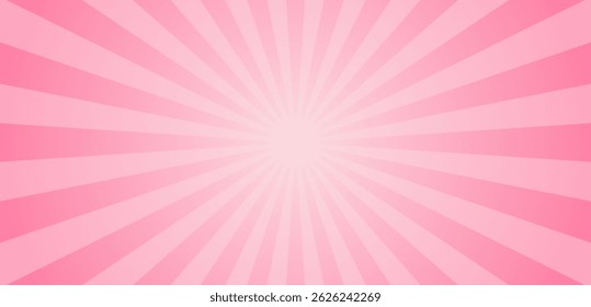Fondo rayos sol rosa
