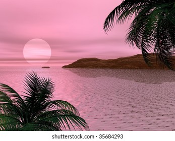 Pink sunset