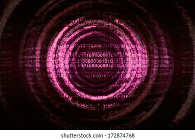 pink technology abstract background