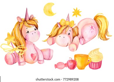 pink unicorn watercolor, hand drawing
 - Powered by Shutterstock