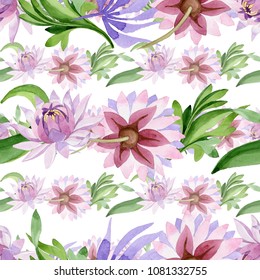 Pink Water Lily Floral Botanical Flower Stock Illustration 1081332755 ...