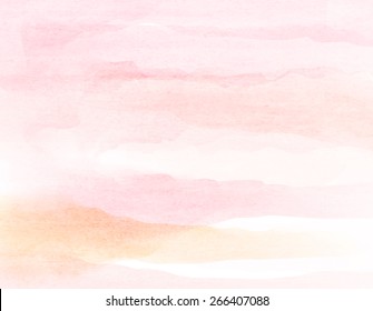 Pastel Pink Watercolor Background Vector Art Icons and Graphics for Free  Download