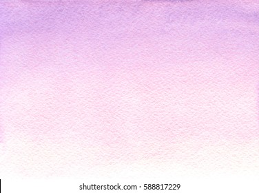 Pink Watercolor Gradient Background. Watercolor Paper Texture