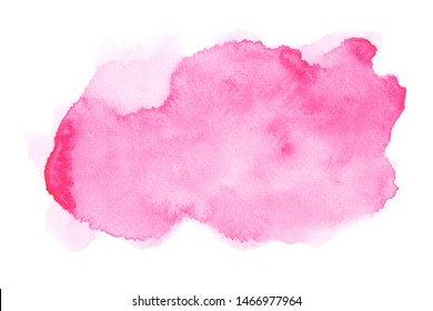 Pink Watercolor Paint Backgroundsplash Stroke Stock Illustration ...