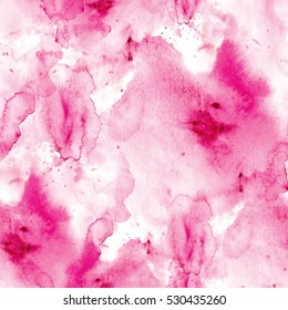 Pink Watercolor Pattern For Background
