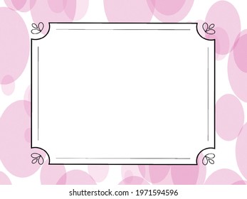 Pink and white blurred circle abstract frame. - Powered by Shutterstock