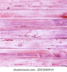 Pink wooden texture. Old floor or fence texture. 