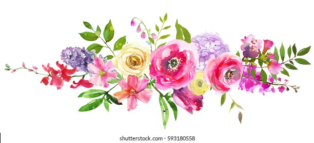 Flower Spray Images, Stock Photos & Vectors | Shutterstock