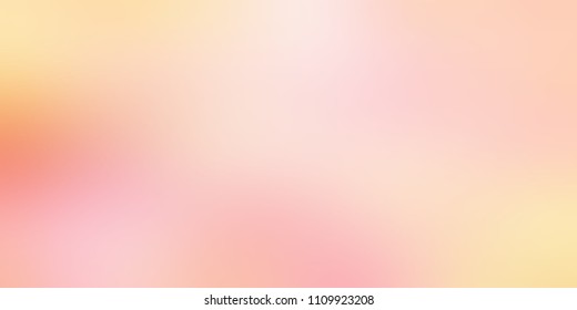 Pink yellow gradient pattern. Empty background. Cosmetic blurred texture. Candy abstract template. Banner sweet colors defocused illustration.