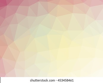 Pink Yellow White Gradient Polygon Shaped Stock Illustration 453458461 ...