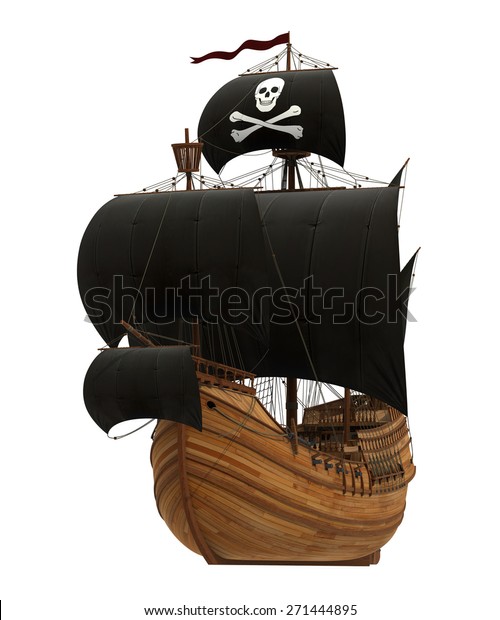 海賊船 3dモデル のイラスト素材