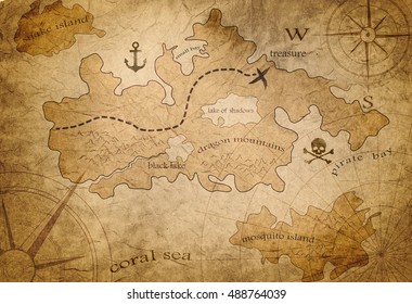 pirate treasure map