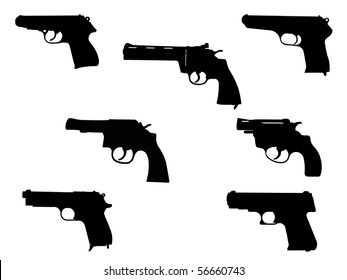 11,089 Revolver silhouette Images, Stock Photos & Vectors | Shutterstock