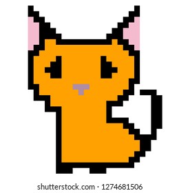 349 Cat small pixel art Images, Stock Photos & Vectors | Shutterstock