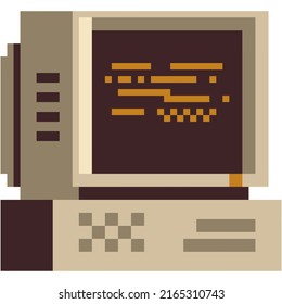Pixel Art Game Controller Computer Retro Stock Illustration 2165310743 ...