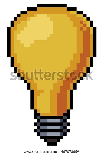 Pixel Art Lamp Light 8bit Game Stock Illustration 1467078659 | Shutterstock