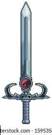 Pixel Art Sword Thundercats Vector Icon Stock Illustration 1595354662 ...