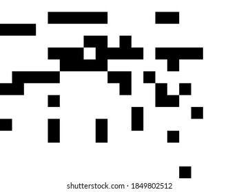 Pixel Background Abstract Geometric Black White Stock Illustration ...