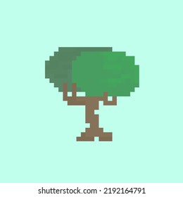 Pixel Cool Cozy Tree Art