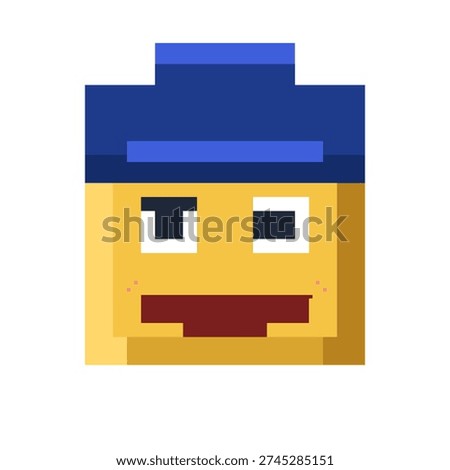 Pixel Emoji Character Expression- Retro Game Style Emoji Pack
